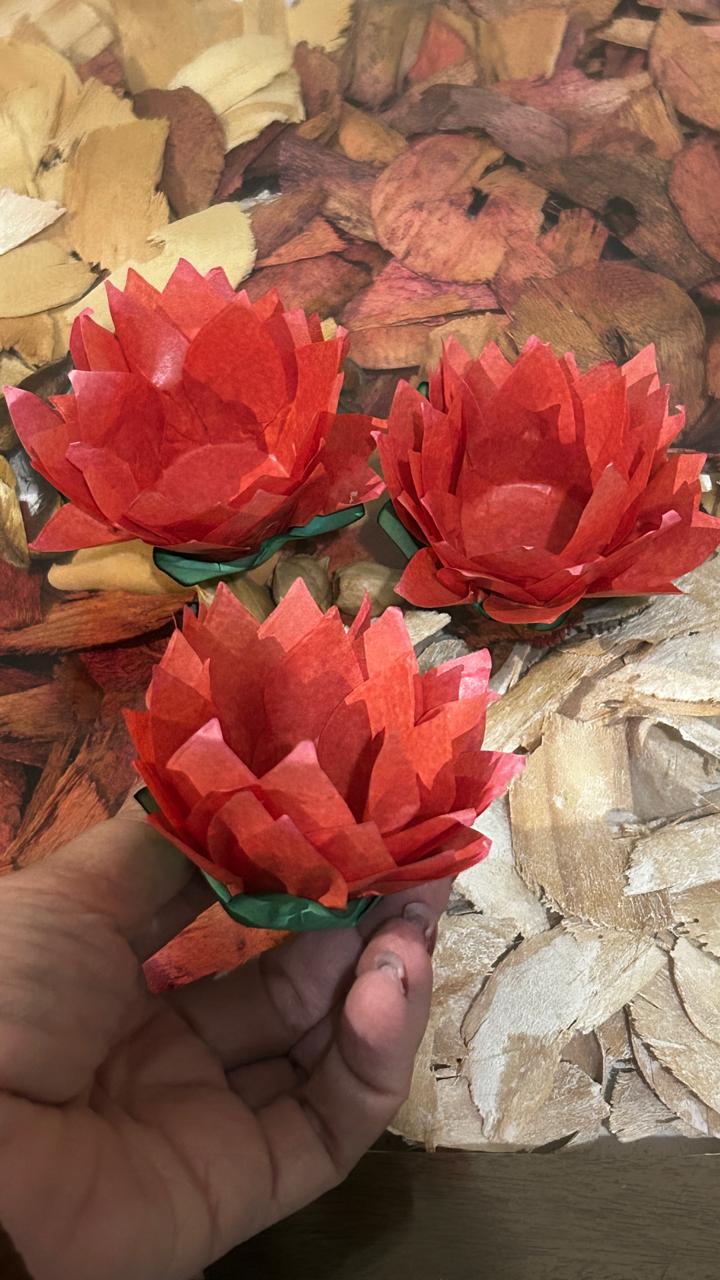 Forminha Girassol – 3 Camadas + Sépala | Alegria e Presença | Kit 100 unid Forminha Girassol – 3 Camadas + Sépala | Alegria e Presença | Kit 100 unid